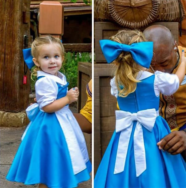 Adorable Toddler Takes On Disney World As Her Favourite Characters